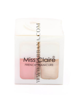 Miss Claire French Manicure Nail Set (4 in 1)