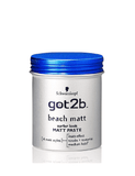 Schwarzkopf Got2B Beach Matt Surfer Look Matt Paste Hair Styler (100Ml)