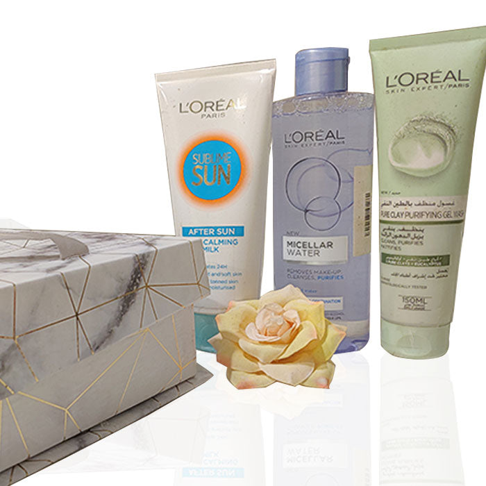 Loreal Facial Essentials Gift Set - 3 pcs (Customizable)