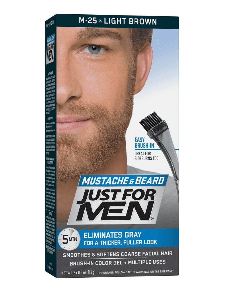 Just For Men Mustache & Beard Hair Color Light Brown M-25