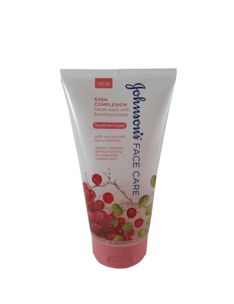 Johnson's Face Care Even Complexion Facial Wash With Bursting Beads (100Ml)