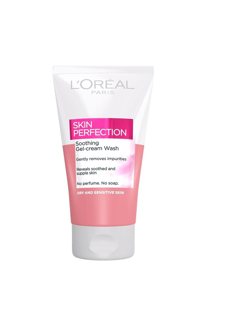Loreal Skin Perfection Soothing Gel-Cream Wash For Dry & Sensitive Skin (150Ml)