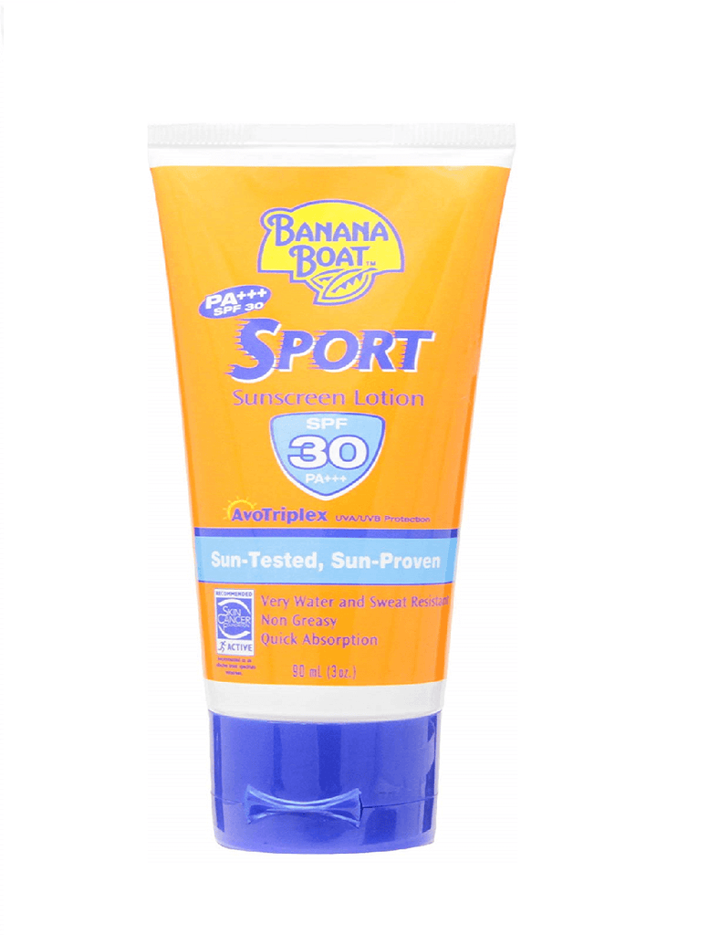 Banana Boat Sport Sunscreen Lotion Spf-30 Pa+++ Sun Tasted, Sun Proven (90Ml)