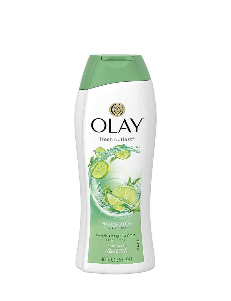 Olay Fresh Outlast Energizing Body Wash, Lime & White Tea (400Ml)