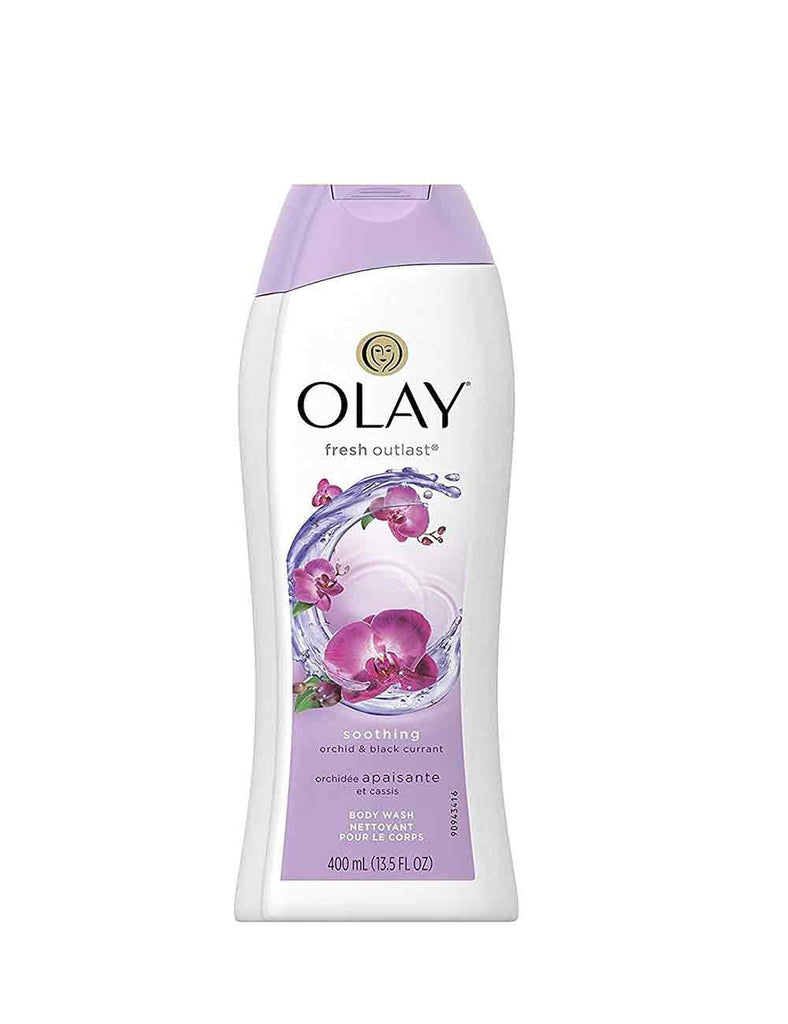 Olay Fresh Outlast Soothing Orchid And Black Currant Body Wash (400Ml)