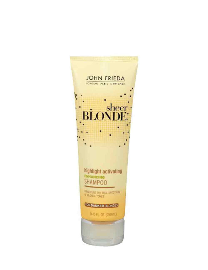 John Frieda Sheer Blonde Highlight Activating Enhancing Shampoo For Darker Shades (250Ml)