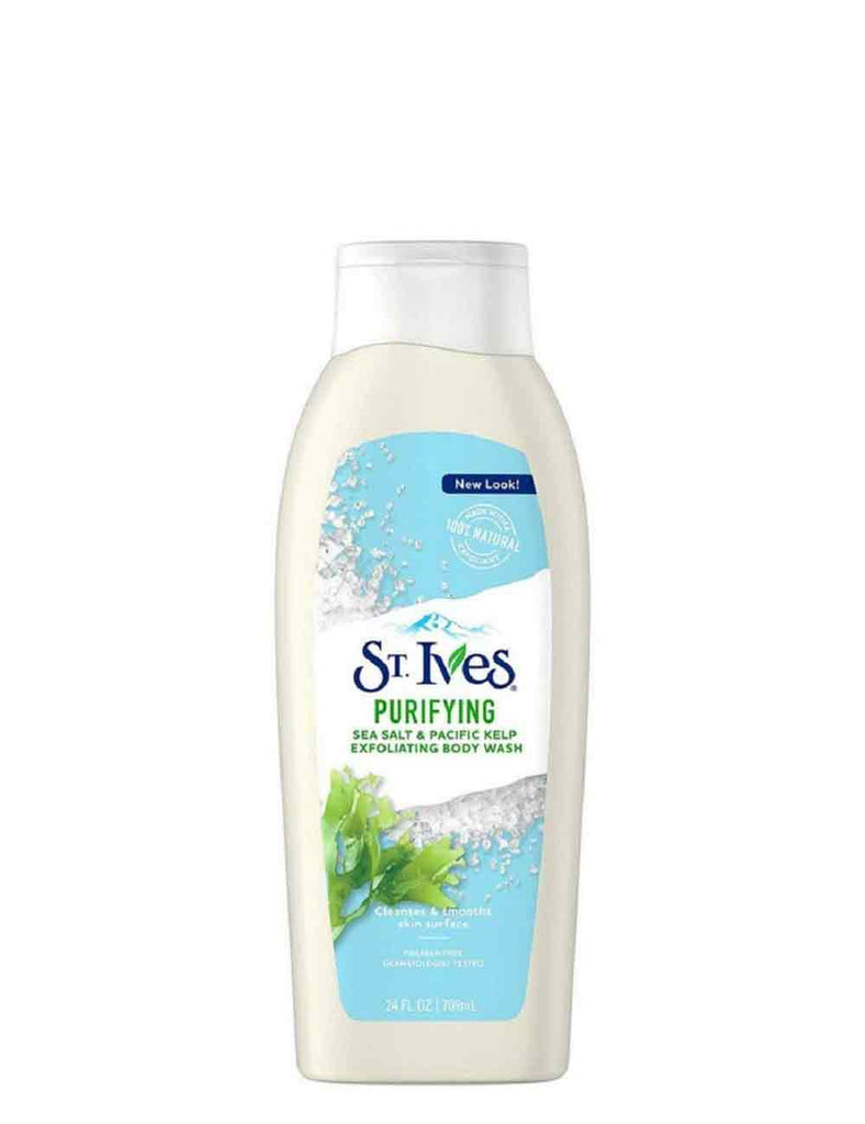 St. Ives Body Wash Purify Exfoliating (709Ml)