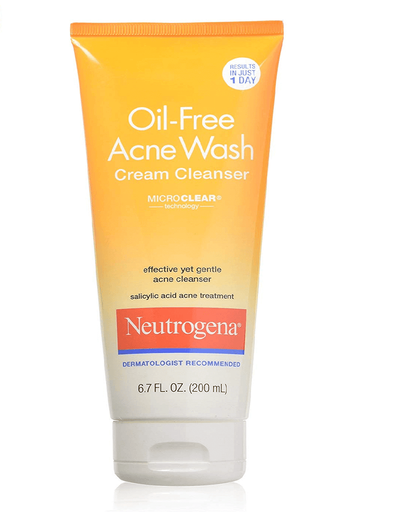 Neutrogena Oil-Free Acne Wash Cream Cleanser (200Ml)